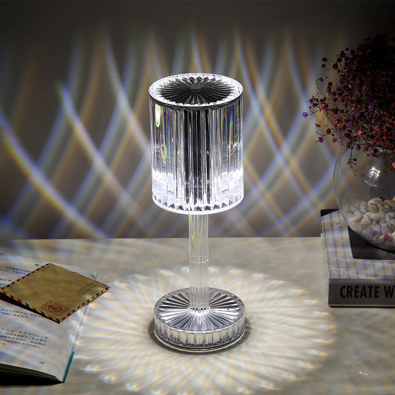 Diamond Table Lamp Crystal Touch Control Color