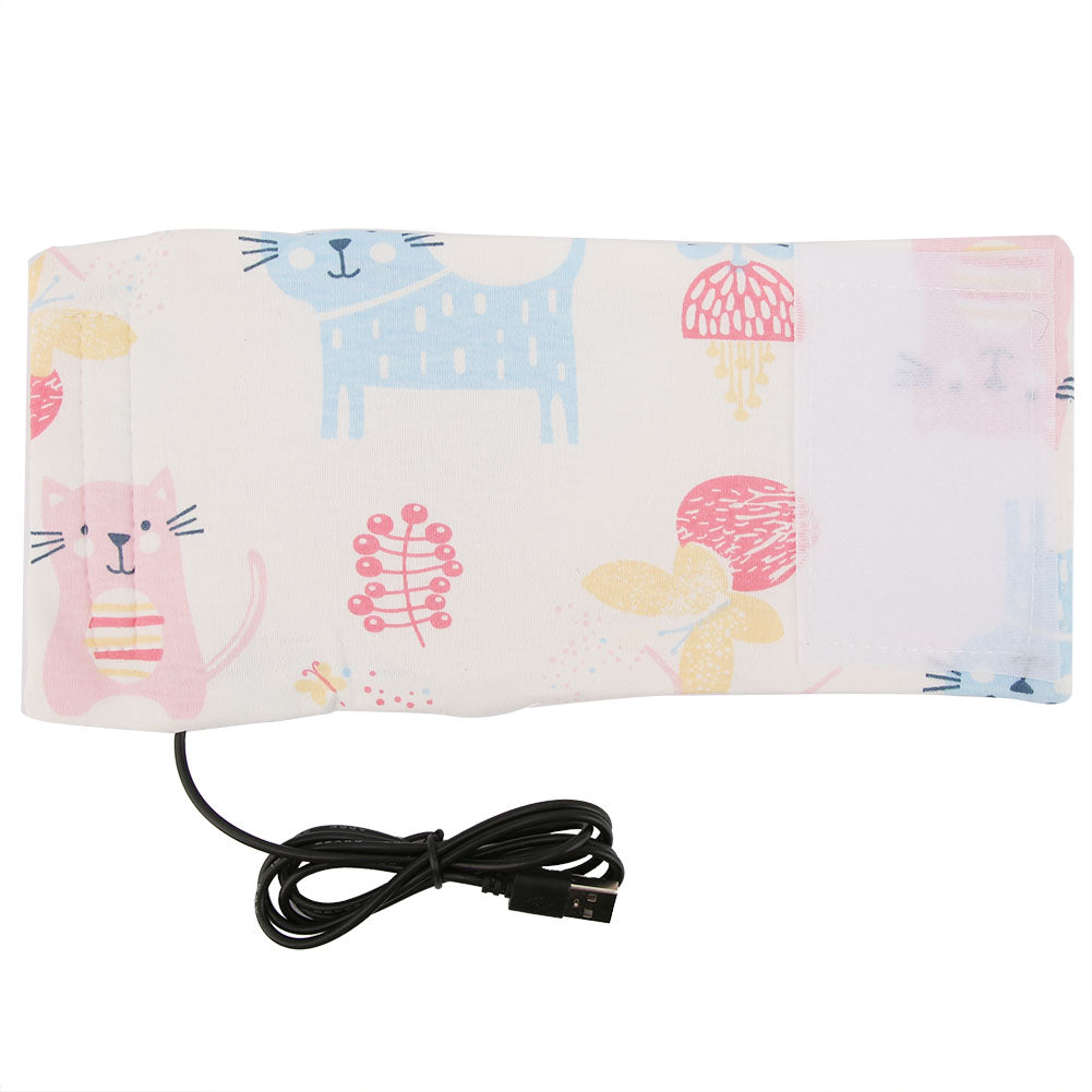 USB Milk Warmer Insulated Bag Portable Travel Cup Warmer Baby Nursing Bottle Cover Warmer Heater Bag